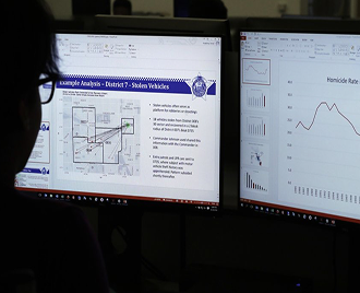 Strategic Decision Support Center monitors